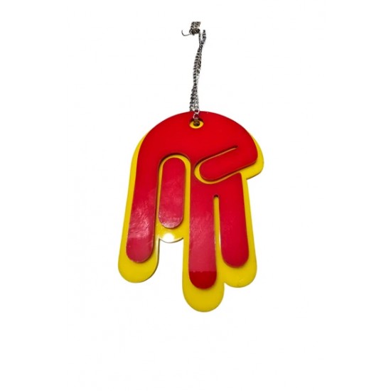 Ayna Süsü Kırmızı El