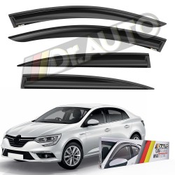 Renault Megane 4 Sedan 2016 ve Sonrası Cam Rüzgarlığı 4lü