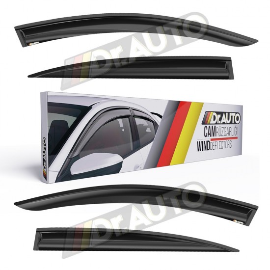 Renault Megane 4 Sedan 2016 ve Sonrası Cam Rüzgarlığı 4lü