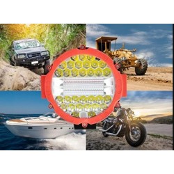3 Modlu 3 Renk Kombo 51w Kırmızı Yuvarlak Off Road 12/24v Çalışma Tekne Lambas