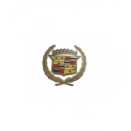 Yapışma Çelenkli Cadillac Alüminyum Arma