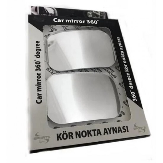 Kare Kör Nokta Aynası - Çerçevesiz 360 Derece