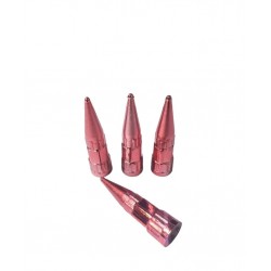 Sibop Kapağı Sivri Kırmızı 4'lü Set