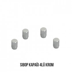 Carub Sibop Kapağı 4Lü Krom Vakum