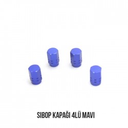 Carub Sibop Kapağı 4Lü Mavi Vakum