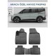 Ford Courier 2024- ve Sonrası Araca Özel 3D Havuzlu Paspas Ford Courier 2024- ve Sonrası Araca Özel 3D Havuzlu Paspas