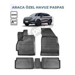 Chery Omoda5 2022- ve Sonrası Araca Özel 3D Havuzlu Paspas Chery Omoda5 2022- ve Sonrası Araca Özel 3D Havuzlu Paspas