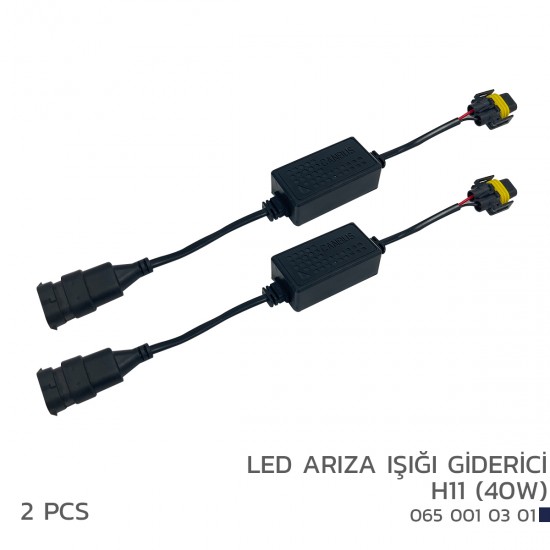 Led Arıza Işıgı Giderici Canbus Aparatı H11 40w 2li Paket