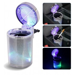 Üniversal 7 Renkli RGB Led Işıklı Lüx Oto Küllük 