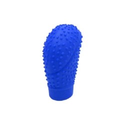 Silikon Vites Topuz Kılıfı Masajlı Mavi Sivri