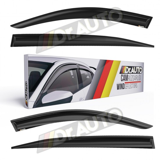 Peugeot 408 2023 ve Sonrası Cam Rüzgarlığı 4lü