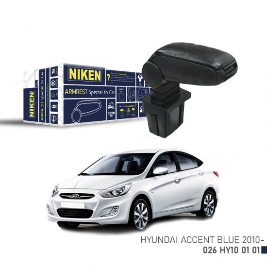 Hyundaı Accent Blue 2010 Araca Özel Kol Dayama Siyah