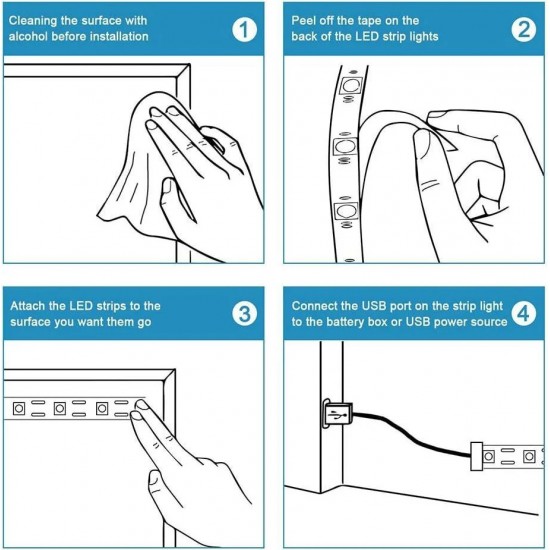 RGB Tek Çip Led Set