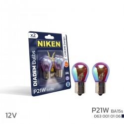 Niken 12V 93 Diadem Ampul (P21W) Amber BA15S 2li Niken 12V 93 Diadem Ampul (P21W) Amber BA15S 2li