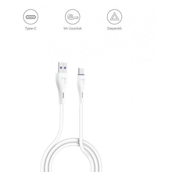 Type C Şarj Kablosu