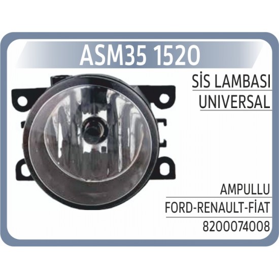 Sis Lambası Ford Renault Fiat Ampullü