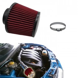 CARUB Hava Filtresi Tunig Kısa Kırmızı 76mm x 16cm