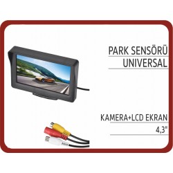 Park Sensörü Kamera + Lcd Ekran 4,3