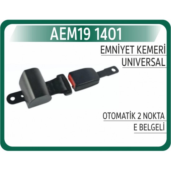 Emniyet Kemeri Otomatik 2 Nokta E Belgeli 1401