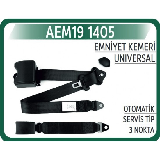 Emniyet Kemeri Otomatik Servis Tip 3 Nokta 1405