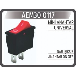 Mini Anahtar Universal Dar Işıksız Anahtar On Off 0117