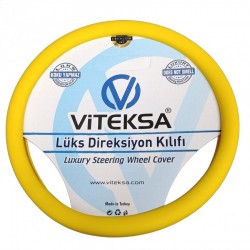 Direksiyon Kılıfı Lüx Kokusuz Sert Silikon Sarı