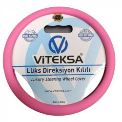 Direksiyon Kılıfı Lüx Kokusuz Sert Silikon Pembe