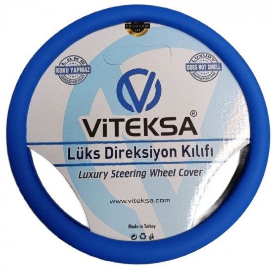 Direksiyon Kılıfı Lüx Kokusuz Sert Silikon Mavi
