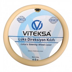 Direksiyon Kılıfı Lüx Kokusuz Sert Silikon Bej