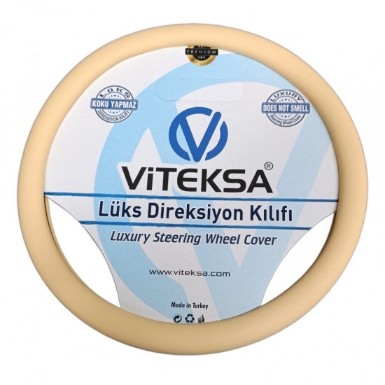 Direksiyon Kılıfı Lüx Kokusuz Sert Silikon Bej