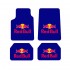 Universal Kaymaz Taban Dijital Baskılı Oto Halı Paspas Takımı 4 Parça Redbull Mavi Desen