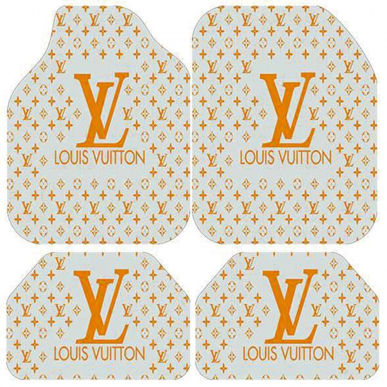 Universal Kaymaz Taban Dijital Baskılı Oto Halı Paspas Takımı 4 Parça Luis Krem Yıldızlı Desen