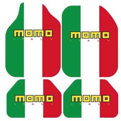 Universal Kaymaz Taban Dijital Baskılı Oto Halı Paspas Takımı 4 Parça Momo Renkli  Desen