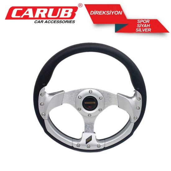 Spor Direksiyon Silver Siyah