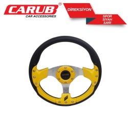 Spor Direksiyon Siyah Sarı