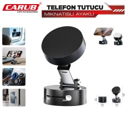 Telefon Tutucu Mıknatıslı Ayarlı Siyah