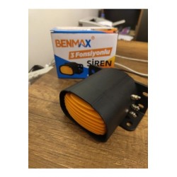 3 Fonksiyonlu Siren Korna 12v-24v Uyumlu