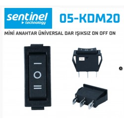 Mini Anahtar Üniversal Dar Işıksız 05-KDM20 10lu Paket Fiyatıdır