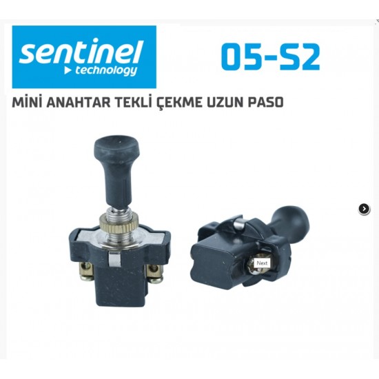 Mini Anahtar Tekli Çekme Uzun  Paso 05-S2 ( 1 Adet Fiyatıdır )