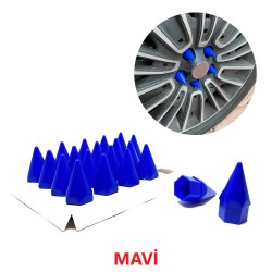 Sivri Bijon Kapağı Mavi Kutulu 19