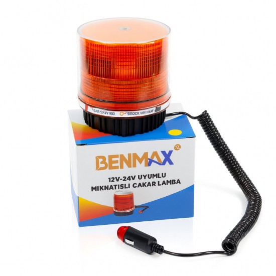 BENMAX 12-24V MIKNATISLI TEPE ÇAKAR
