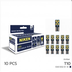 Led Ampul T10 Canbus Park Ledi 10ledli Turuncu (10lu Paket Fiyatıdır.)