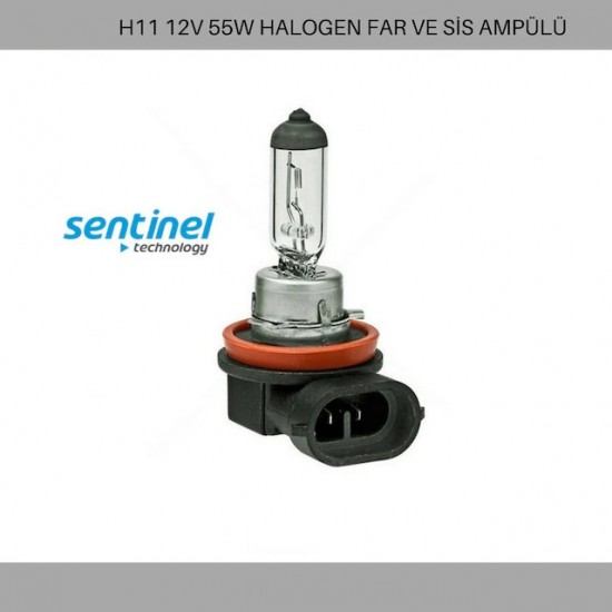 H11 12V 55W HALOGEN FAR VE SİS AMPÜLÜ