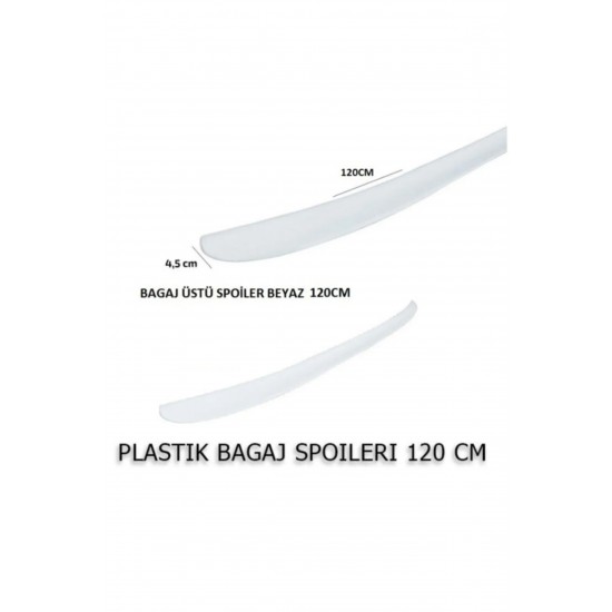 Bagaj Üst Çıtası Beyaz 120 cm