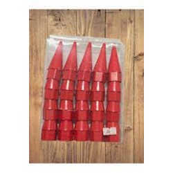 Sivri Bijon Kapağı Uzun Model Kırmızı 17 