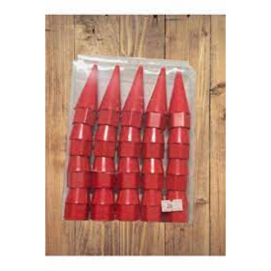 Sivri Bijon Kapağı Uzun Model Kırmızı 17