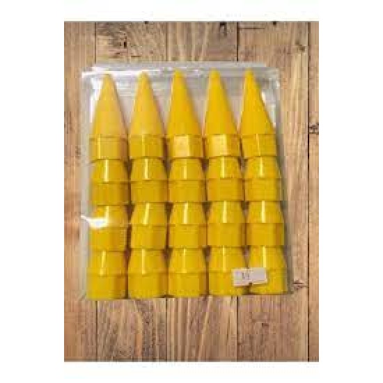 Sivri Bijon Kapağı Uzun Model Sarı 19