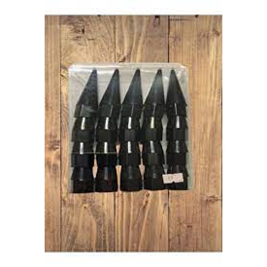 Sivri Bijon Kapağı Uzun Model Siyah 19