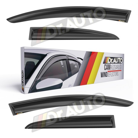 Citroen C3 2003-2009 HB Cam Rüzgarlığı 4lü