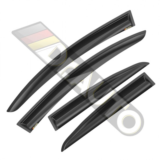 Citroen C3 2003-2009 HB Cam Rüzgarlığı 4lü